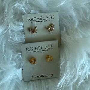 Rachel Zoe Gold and Silver Earrings Set